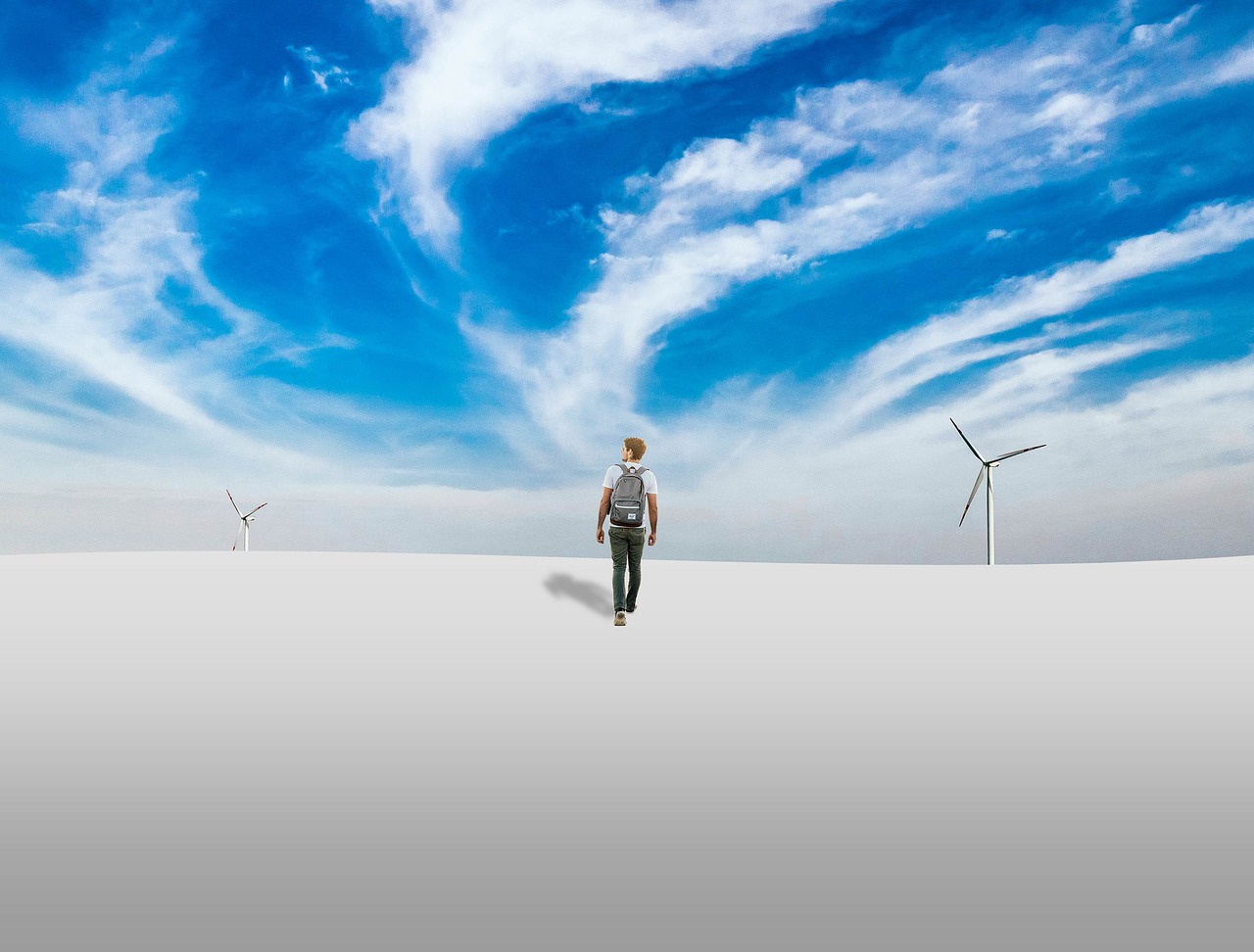 Energetyka wiatrowa, transformacja energetyczna fot. gyathanarts/Pixabay